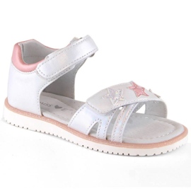 Kardborresandaler Miss Jr EVE427B silver