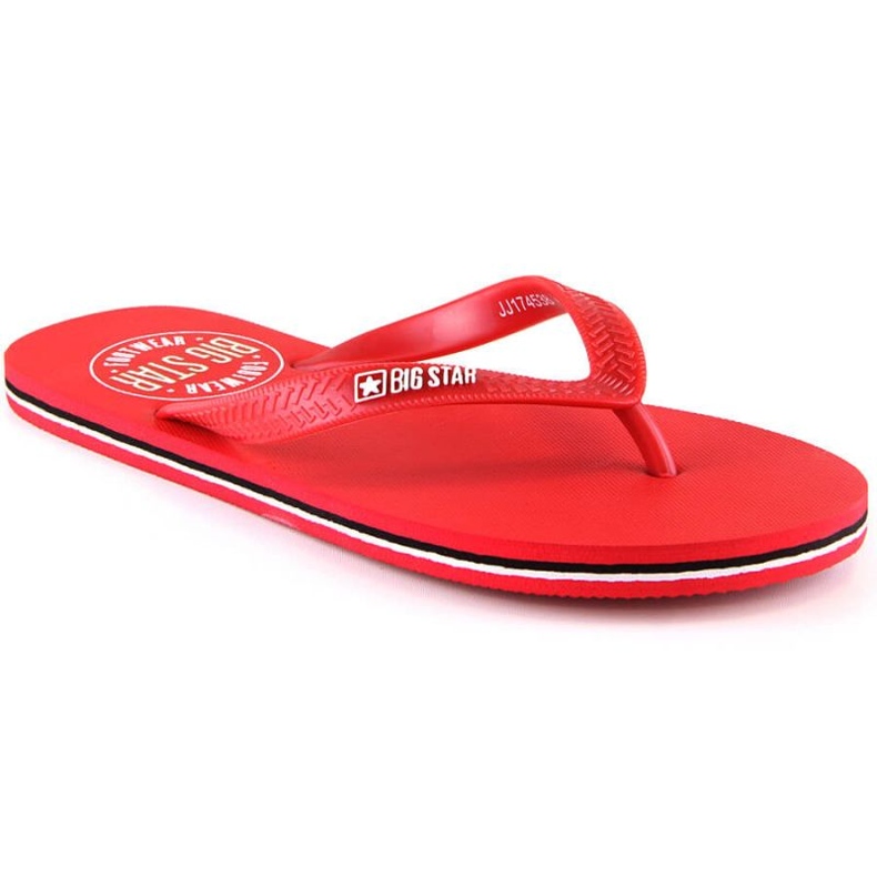Big Star M JJ174538 röda flipflops