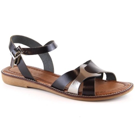 Platta sandaler Potocki W RS64012 svarta