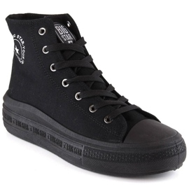 Platform ankel sneakers Big Star W INT1875A svart