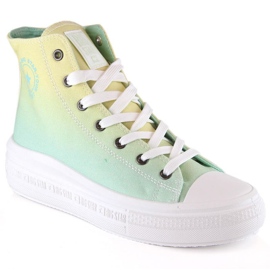 Platform ankel sneakers Big Star W INT1877A multicolor mångfärgad