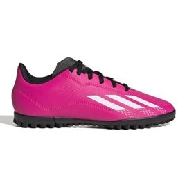 Adidas X Speedportal.4 Tf Jr GZ2446 fotbollsskor rosa rosor och lila