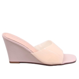 Transparent Wedge Slides från Rocks Beige