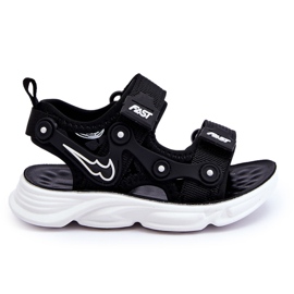 Tobias Boys Kardborresandaler Svart Och Vit