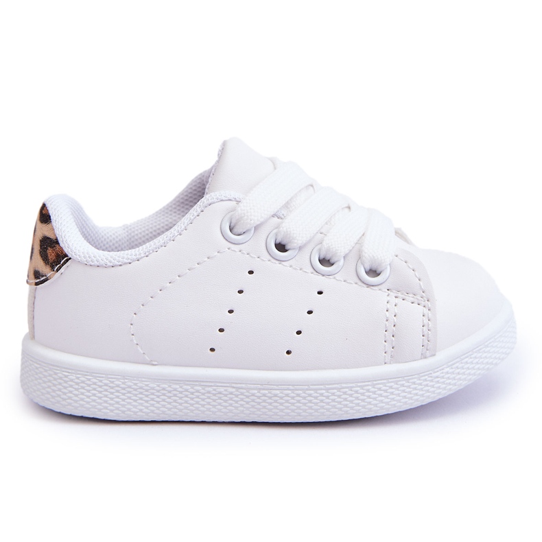 FR1 Sportskor för barn Leopard White Lanvi vit