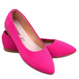 Seastar Keys Fuchsia läder innersula balett flats rosa