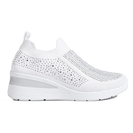 Shelovet Vita wedge sneakers i textil