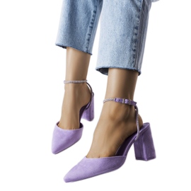 Lila heel pumps från Stella violett