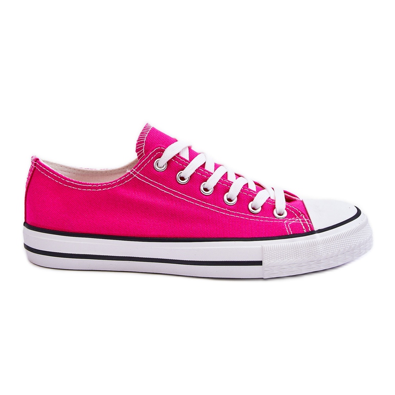 FR1 Klassiska låga sneakers för damer Fuchsia Vegas rosa