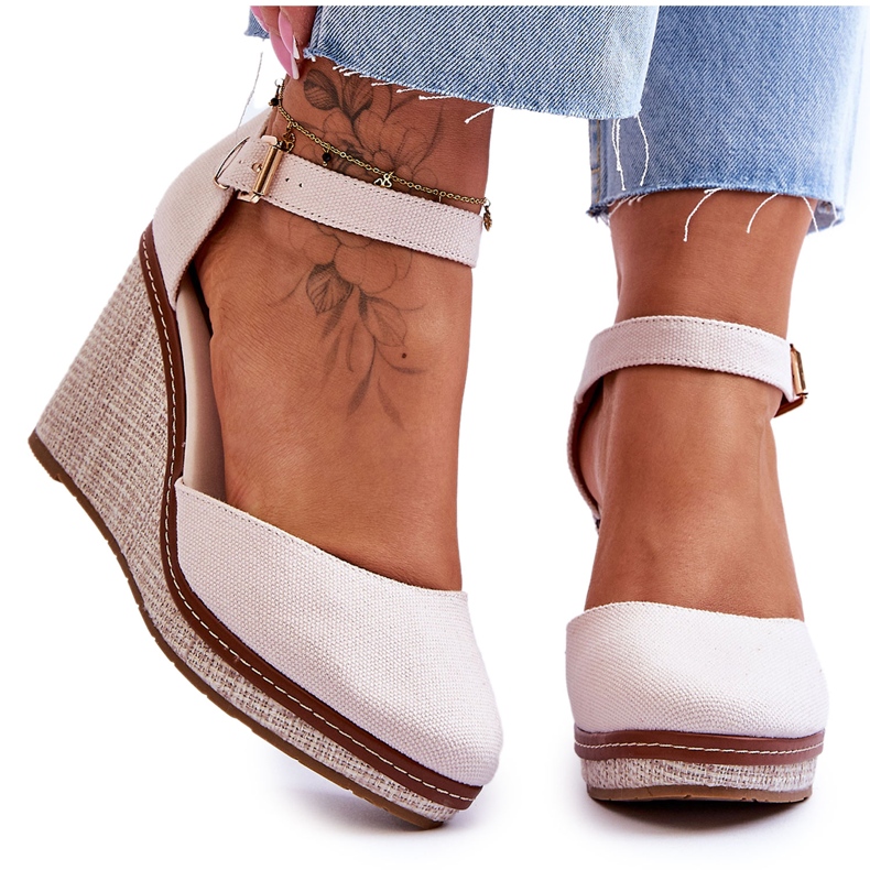 PS1 Klassiska sandaler för damer Beige Malani