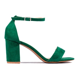 Gröna mockablocksandaler från Shelovet