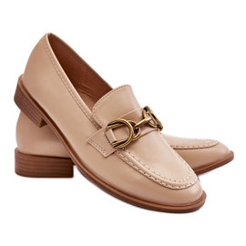 WS1 Klassiska Loafers dam Beige Lorien
