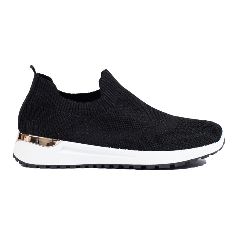 Shelovet svarta slip-on sneakers