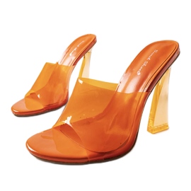 Orange transparenta diabilder från Clichy