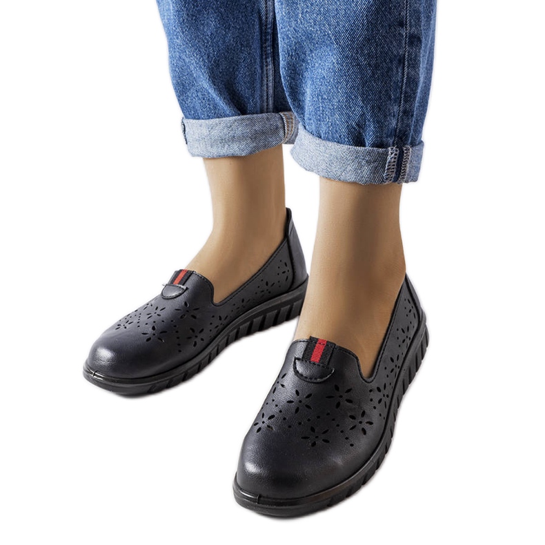 Svarta lätta loafers från Joli