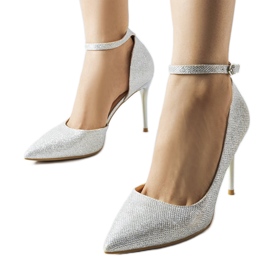 Inna Nikolina silverbrokadklackar