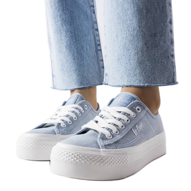 Blå sneakers Lee Cooper LCW-22-31-0891L