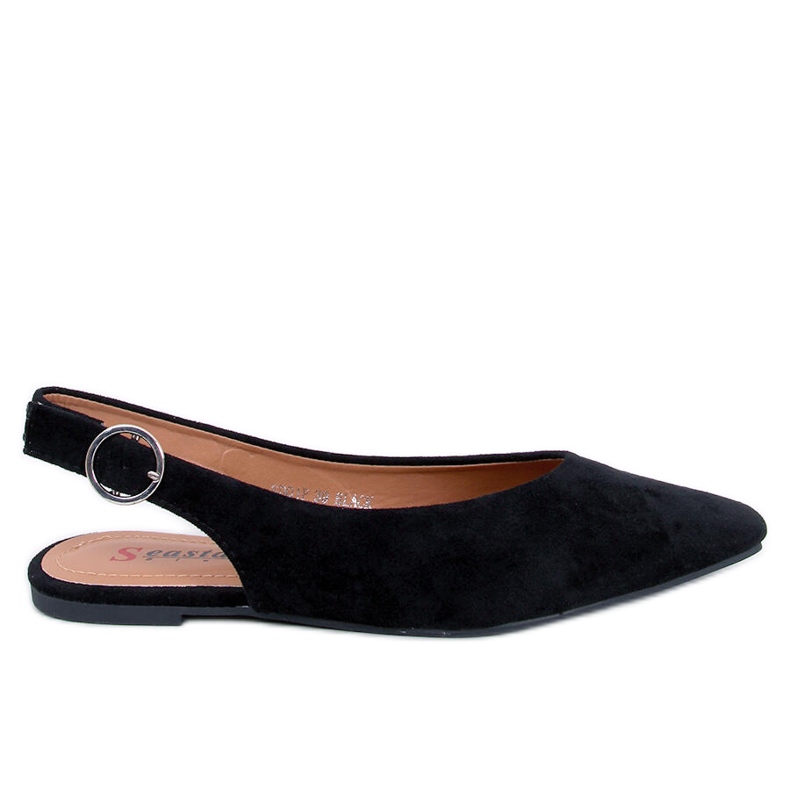 Kehlani Svarta balettkläder med öppen klack