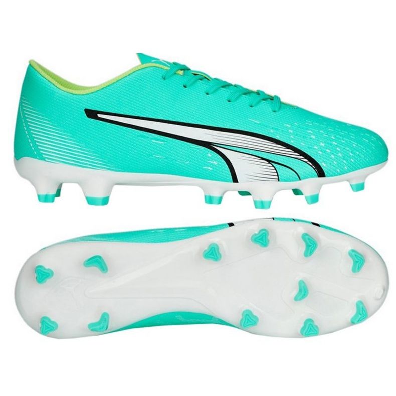 Puma Ultra Play FG/AG M 107224 03 fotbollsskor grön grön