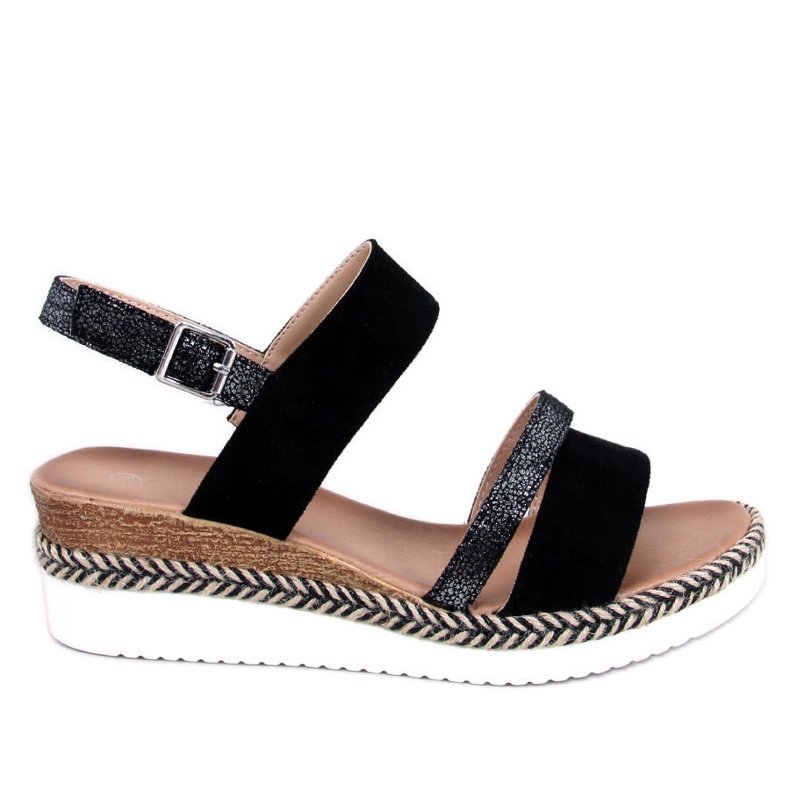 Kilsandaler från Frazier Black svart