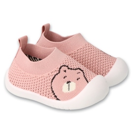 Befado baby 002P041 rosa teddybjörnsapplikation