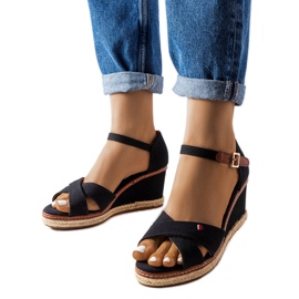 Svarta espadrillor från Eleonora