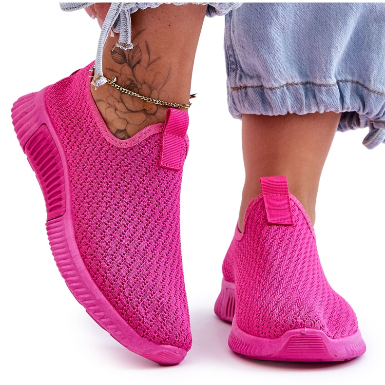 PM1 Klassiska Slip-On Trainers Fuchsia Frankie rosa