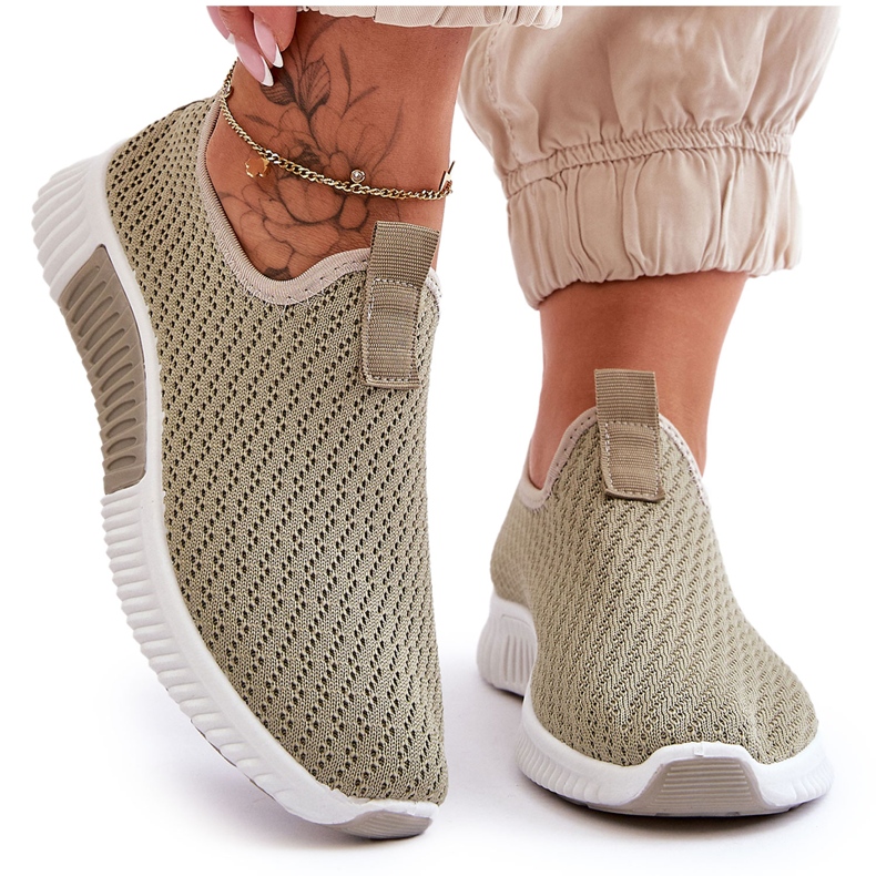 PM1 Klassiska Slip-On Sneakers Grön Frankie