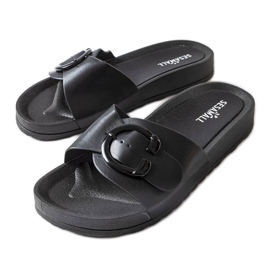 Svarta diabilder med spänne från Généreux