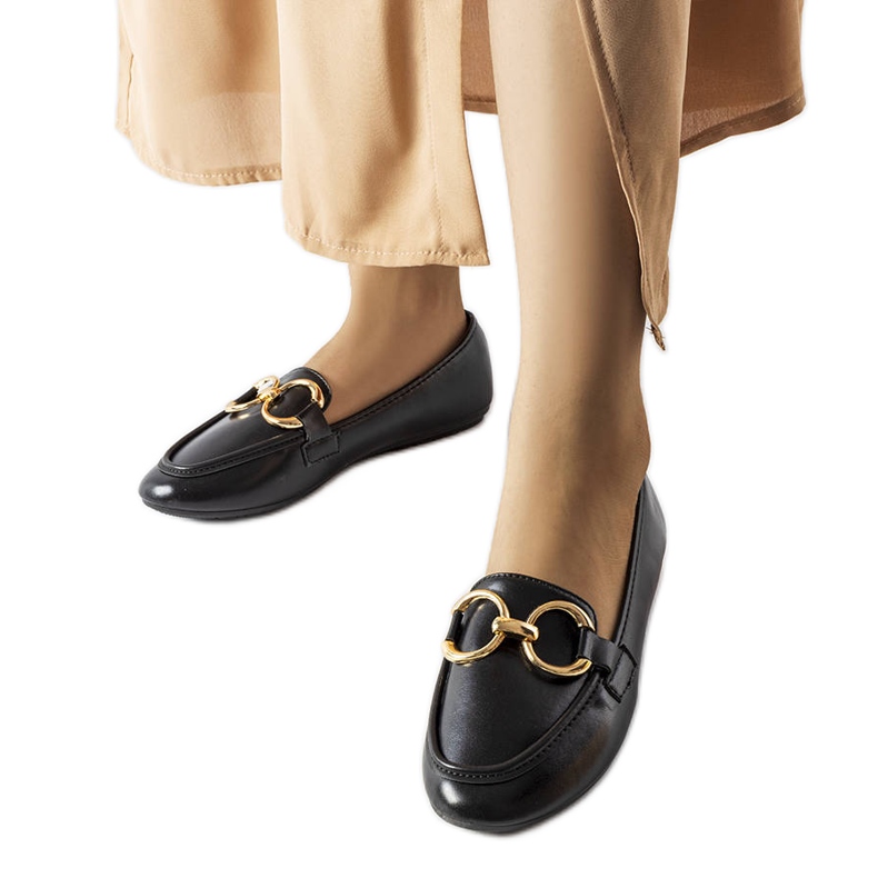 Svarta Couturier loafers för kvinnor