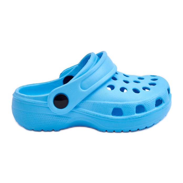 WJ1 Baby Foam Crocs Slides Ljusblå Percy