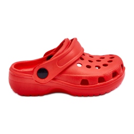 WJ1 Barns skum Crocs Slides Röd Percy