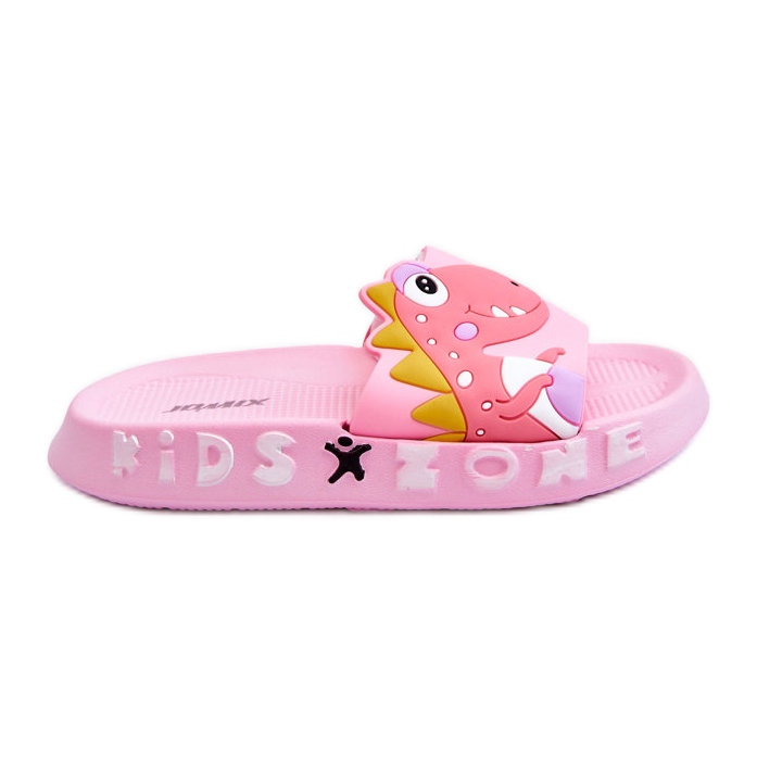 Barns Foam Slides Dinosaur Pink Dario rosa
