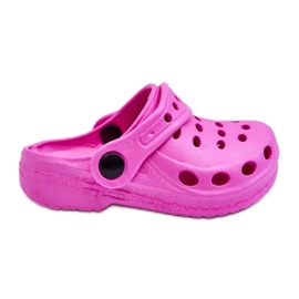 WJ1 Barns Foam Slides Mörk Rosa Lucas