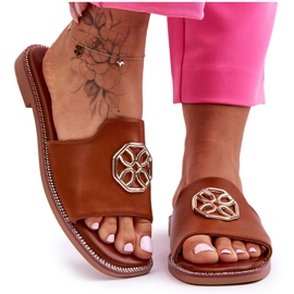 Dam Camel Larotte Classic plattklackatofflor brun