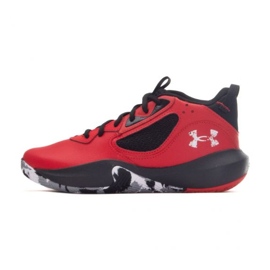 Under Armour Gs Lockdown 6 Jr. Skor 3025617-600 röd