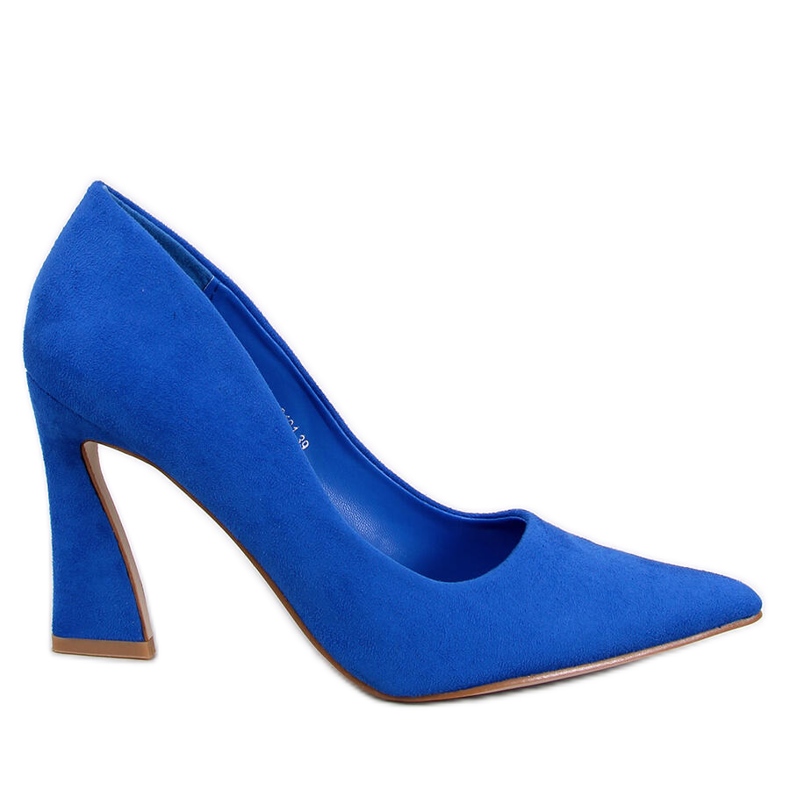 Valli Royal Blue pumps med klackar blå