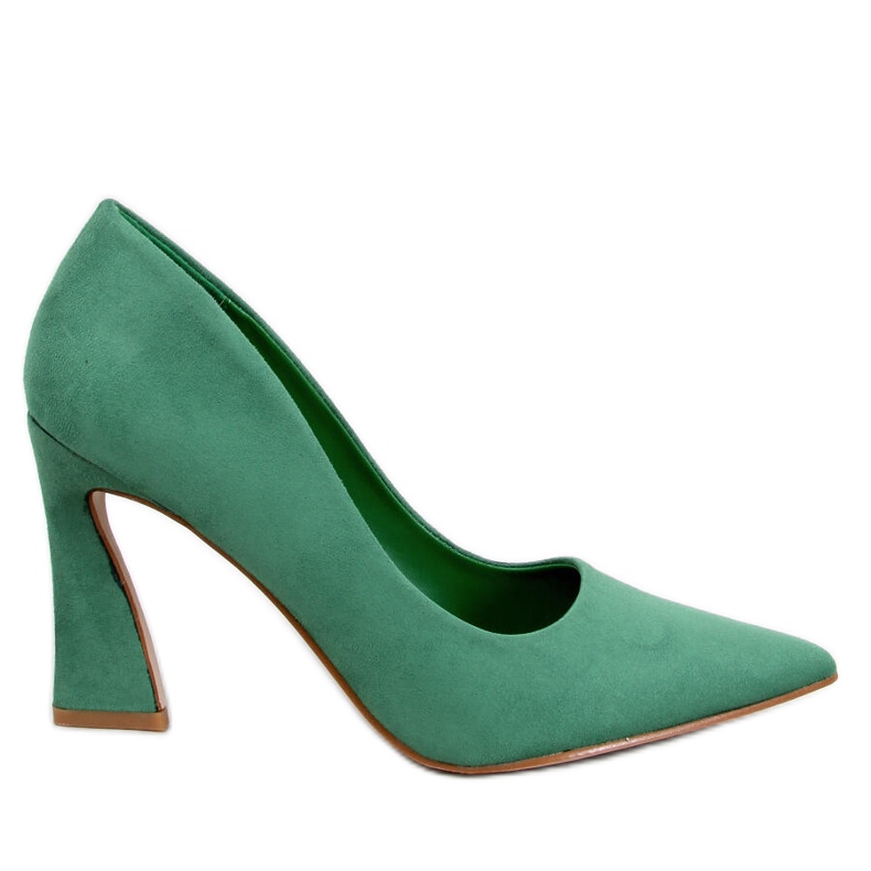 Valli Green pumps med klackar grön