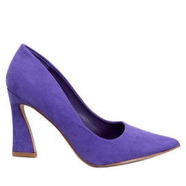 Valli Purple pumps med klackar purpur