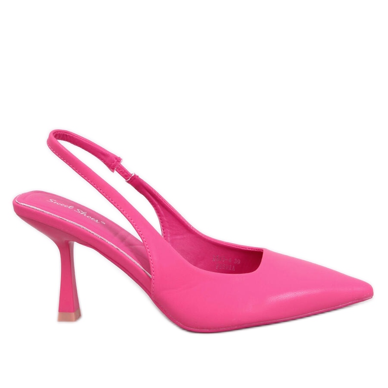 Donell Open Heel Pumps Fuchsia rosa