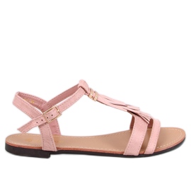 Corbin Rosa sandaler med fransar