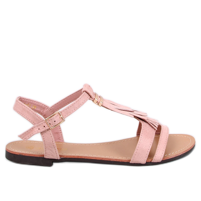 Corbin Rosa sandaler med fransar