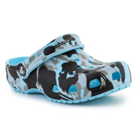 Crocs Classic Spray camo Clog 208305-441 flipflops blå