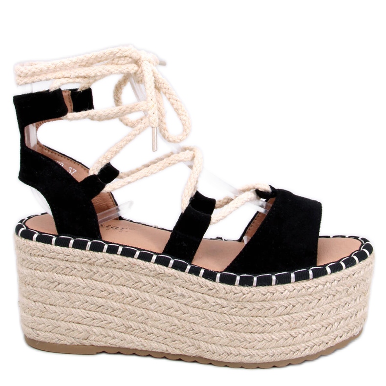 Marge svarta espadrillor
