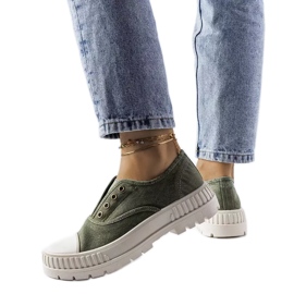 Inna Mörkgröna sneakers från Walton