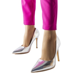 Silver metallic Cabell klackar