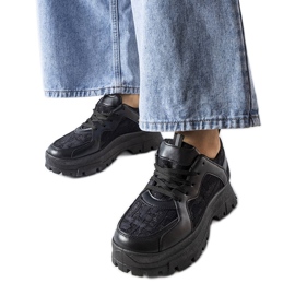 Svarta chunky sneakers från Brunswick