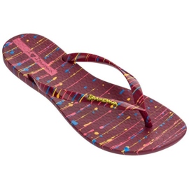 Ipanema Wave Art Fem Flip Flops W 26287-20868 röd
