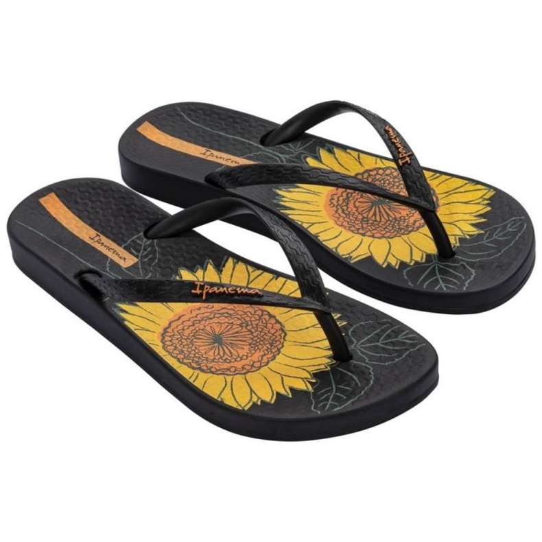 Ipanema Sunflower Anat Flip Flops. Temas Xii Fem W 83178 23923 svart