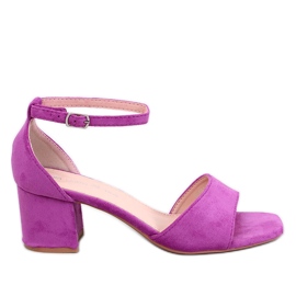 Medley Rose sandaler med låg klack rosa